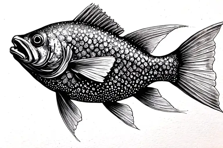 Fish With Paintbrush