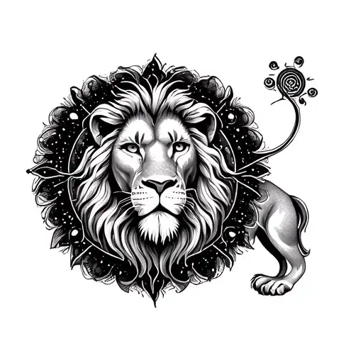 Enzo Circle And Astrological Sign Of The Lion