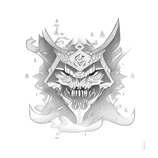 Alas Cos Una Calevera Y Una Katana