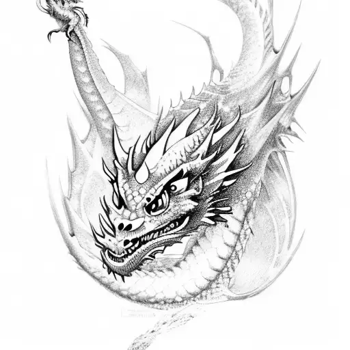 Dragon With Ice