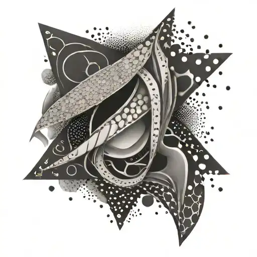 Abstract Representation Of Strength And Resilience Inspired By Fighting Liver Cancer