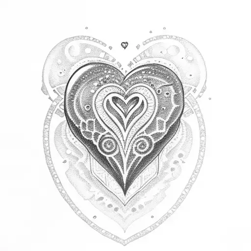 Girly Celestial Heart That Looks Like A Gem