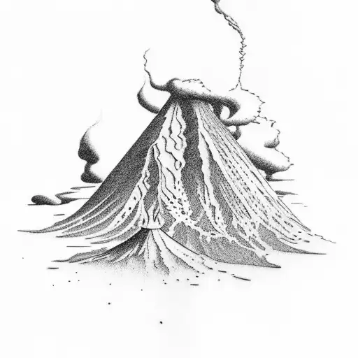 Volcano With The Word Lascar And The Date 10-23-22