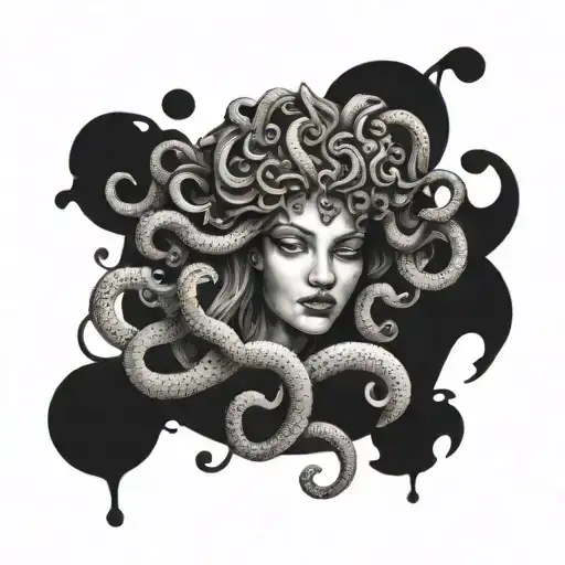 Medusa With Mixology Mix Art