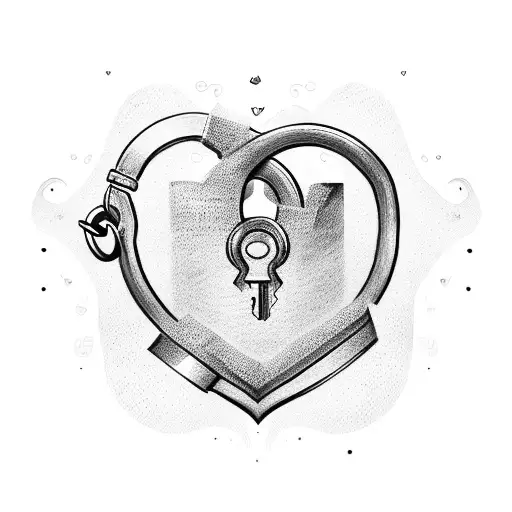 Heart Lock With Keys And Kids Names