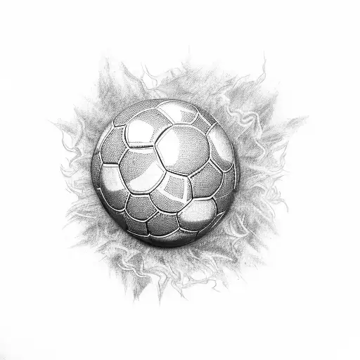 Football And Daksha Writen On It