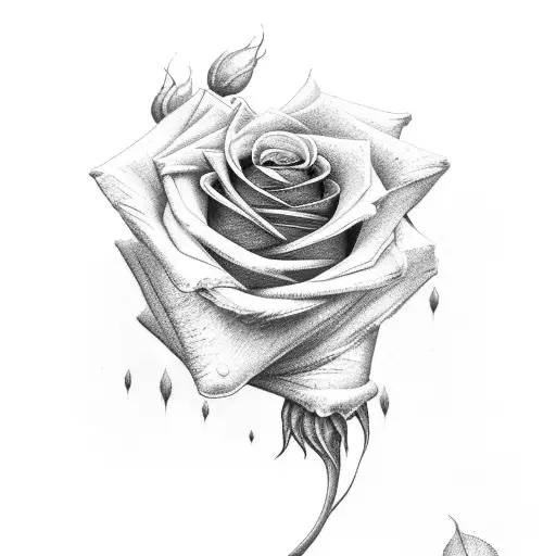 Rose Of Wind Cart Feather