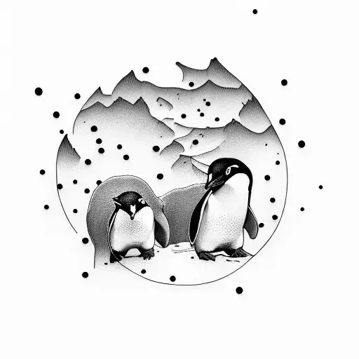 Penguin And Fox Seperate