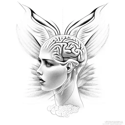 Brain With Angel Wings