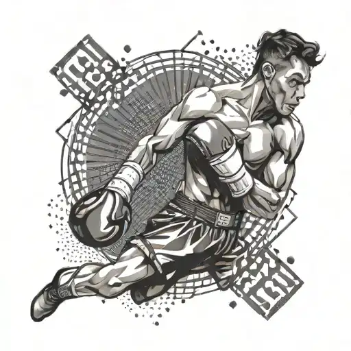 A Unique Geometric Design Inspired By The Movement Of A Boxing Fighter In The Ring