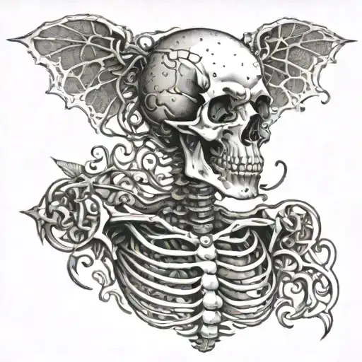 Human Skeleton Oroboros