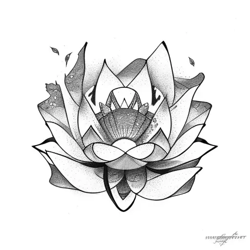 Lotus With Two Fish