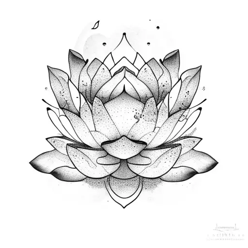 Lotus Flower And Memento Mori
