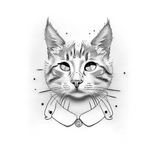 Fried Egg With Cat Paw As Yolk