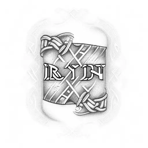 Irish Armband With Wife And Kids Names