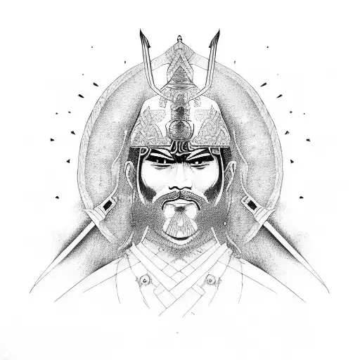 Warrior Samurai Arabic Islam