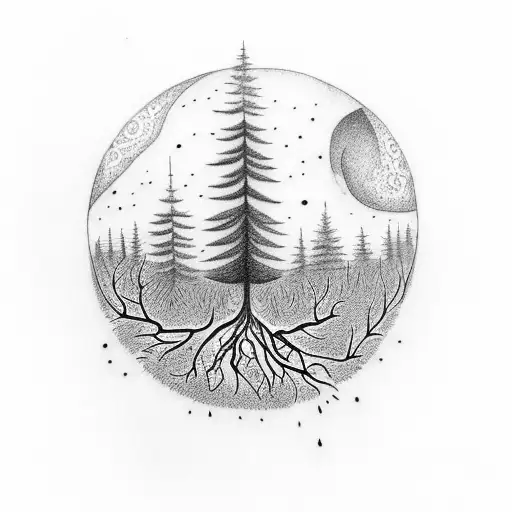 Forrest With The Tree Of Life