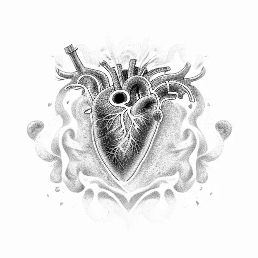 Heart Of Bone Chine And Blue Floral Paterns Sealed With Golden Kintsugi