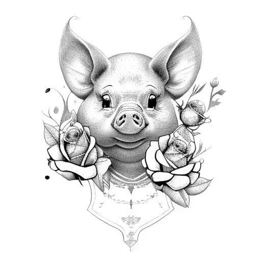 Female Armor With Roses Piglet Stitch