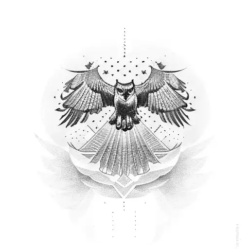 Eagle An Owl And Phoenix