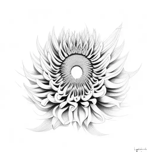 Chrysanthemum And Tiger