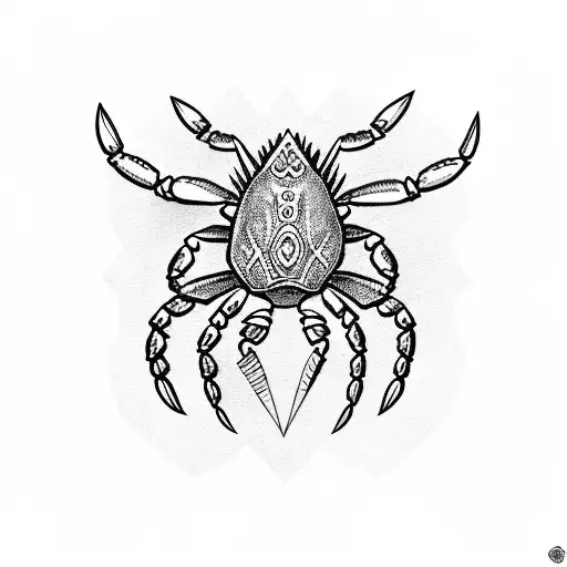 Bow And Arrow And A Crab