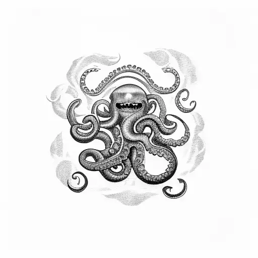 Kraken Holding A Ship