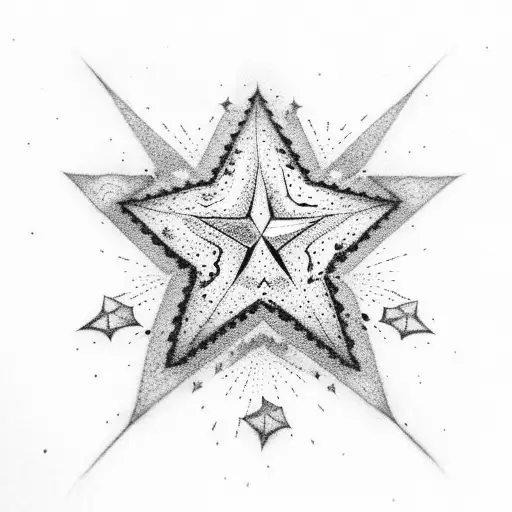 Broken Star With Pavement