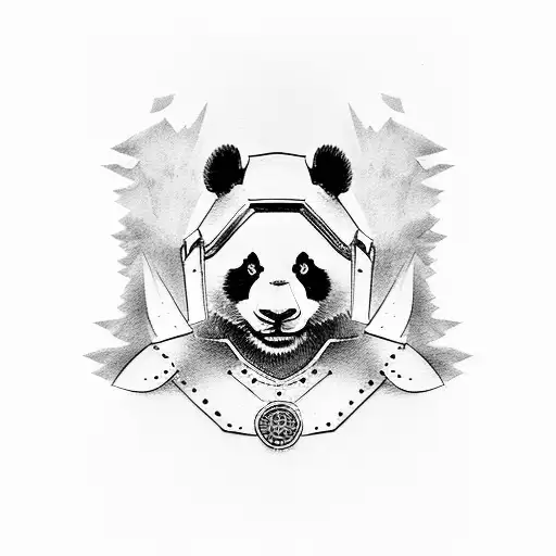 Panda In Armor