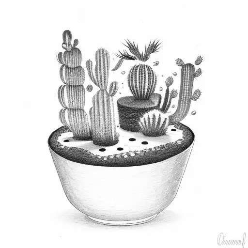 Cactus Made Out Of Cake Smoking A Joint