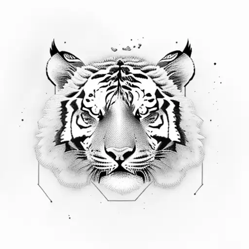 Tiger And Roman Clock