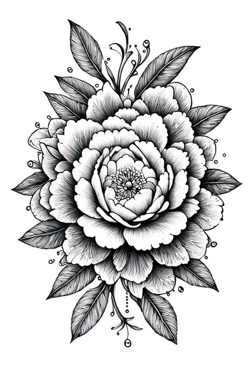 Mandala And Peony Orchid