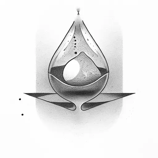 Hourglass With Female Body