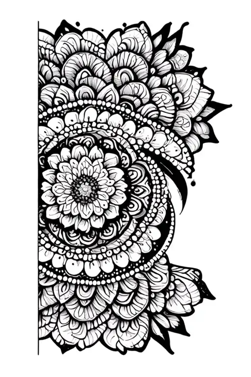 Wraparound Mandala Tattoo