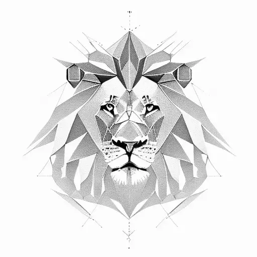 Geometrical Lion