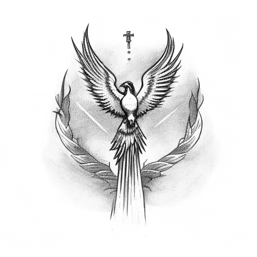 Phoenix Holding A Bible