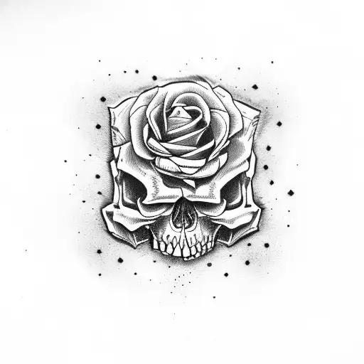 Skull Roses Snakes