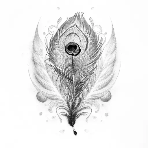 Krishan And Peacock Feather