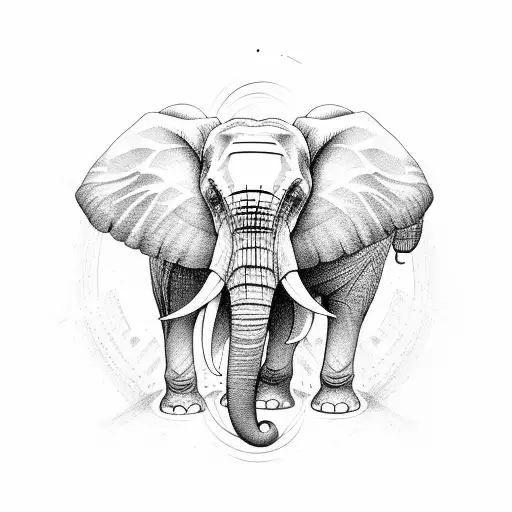 Elephant With Letter A And R