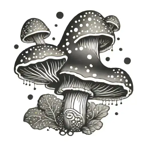 Magic Mushroom Coming From Pretty Face