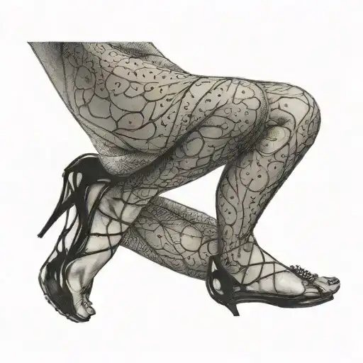 Sexy Legs Standing Back View