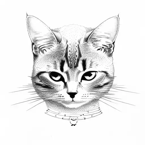 A Cat Sitting On Top Of A Mountain Peak