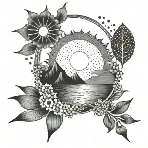 Water And Sun Setting