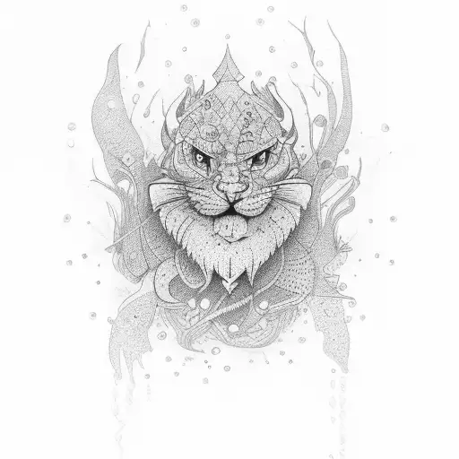 Two Pices Half In Water