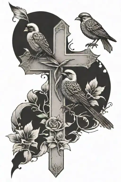 Cross And Bird