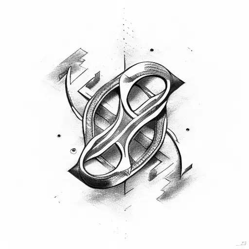 Infinity Symbol With Anchor