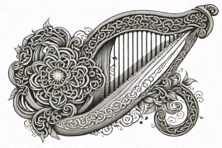 Celtic Irish Harp