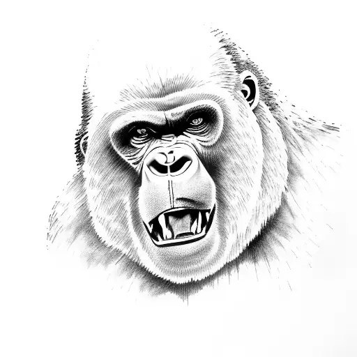 Angry Gorilla Bear Hybrid