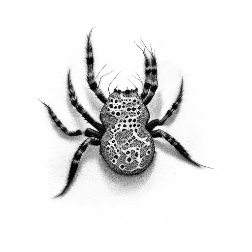 Black And Red Scar Like Spider Like Lines