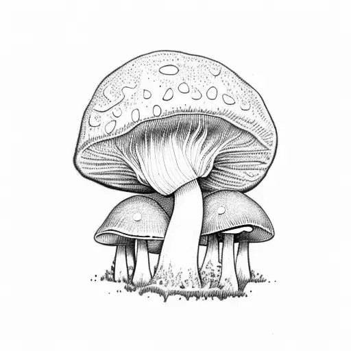 Mushroom Trees Forest Plant